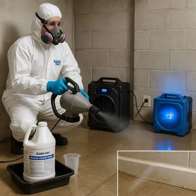 Sanitization and Odor Removal process in Preston, TX