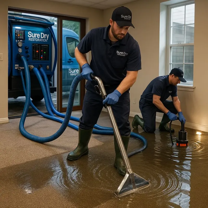 Water Extraction and Removal process in Preston, TX